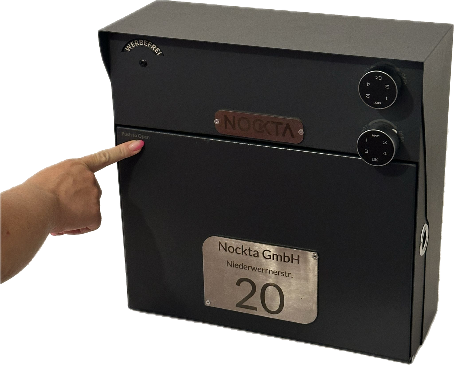 Innovativer Smart-Briefkasten – Modernes Design trifft auf intelligente Funktionen