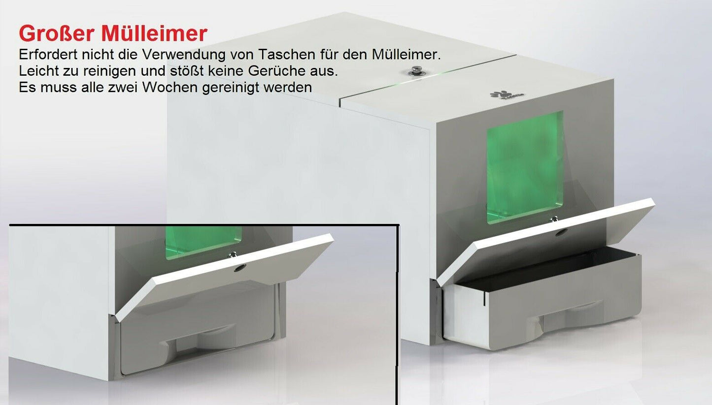 Techklo Luxus Möbel Selbstreinigende Katzentoilette